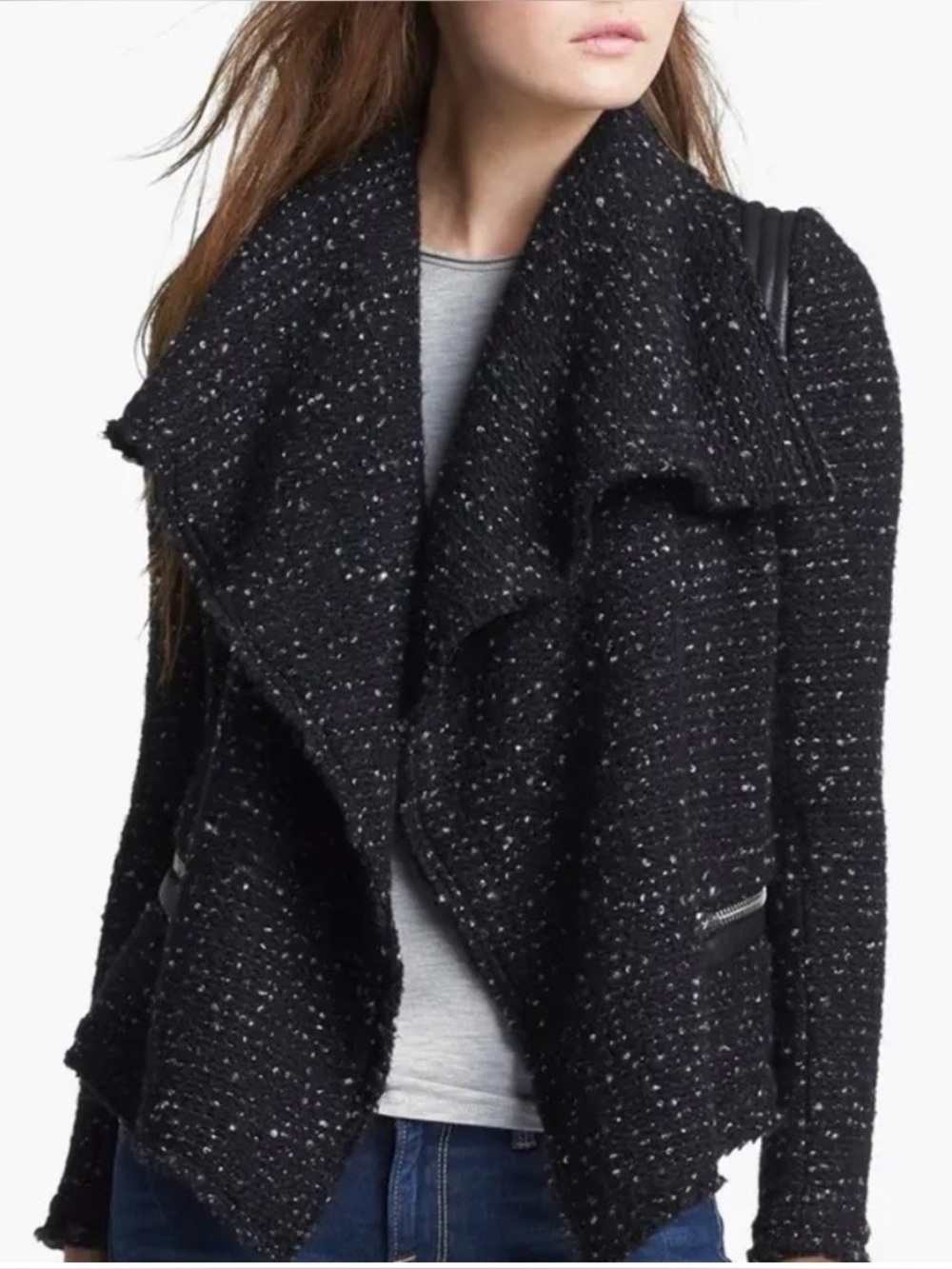 iRo black Lierane motto jacket size 36 or small